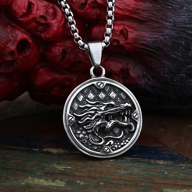 Japanese Brand × Jewelry Retro Dragon Necklace 2025 Size ONE SIZE - 2 Thumbnail
