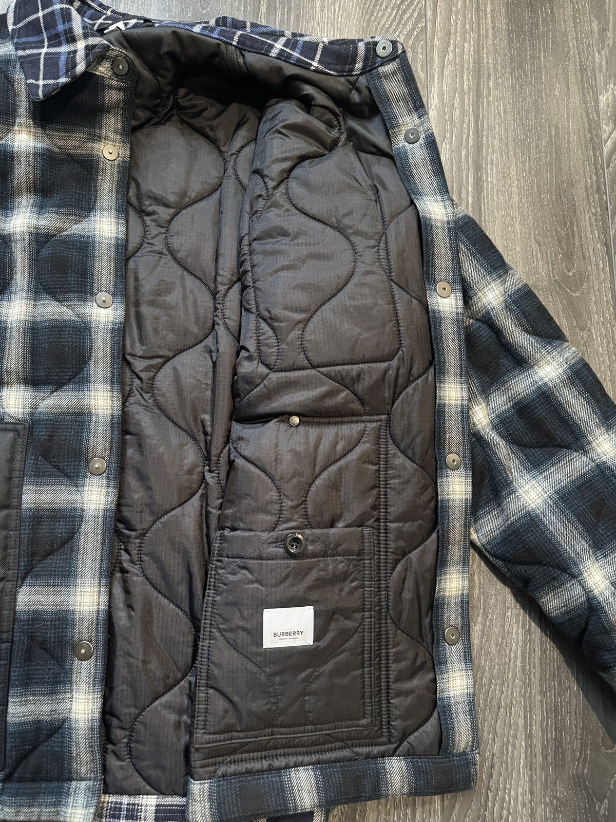 Burberry Burberry Virgin Wool Plaid Print Jacket Size US M / EU 48-50 / 2 - 6 Thumbnail
