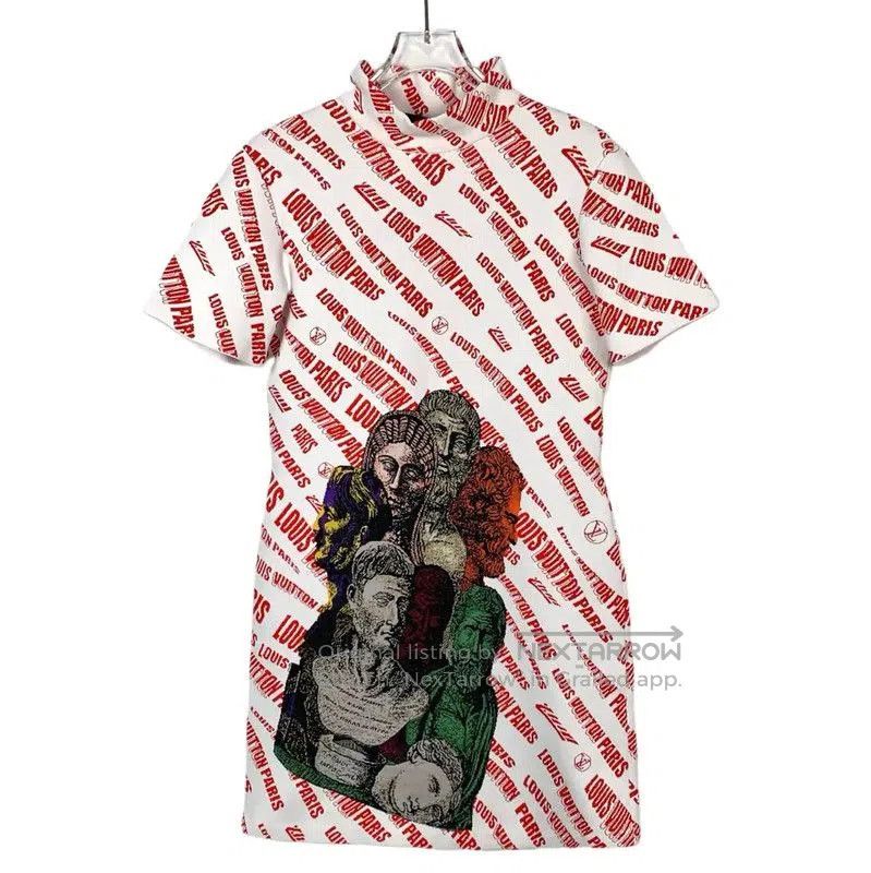 Louis Vuitton Louis Vuitton Graphic Print Short Sleeve Shirt . Size US S / EU 44-46 / 1 - 1 Thumbnail