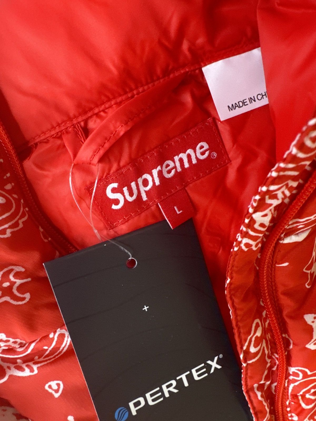 Supreme Supreme Micro Down Half Zip Hooded Pullover Size US L / EU 52-54 / 3 - 3 Thumbnail