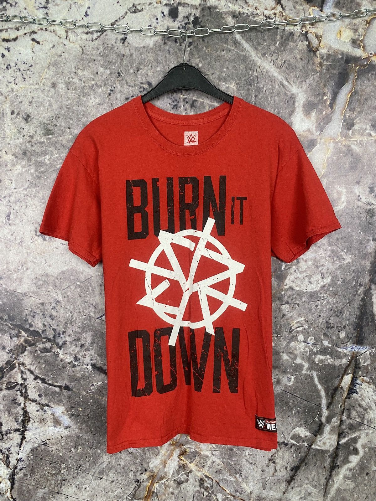 WWE × WWF Men’s Wwe Wwf Burn it Down T-Shirt Size Large Size US L / EU 52-54 / 3 - 1 Thumbnail