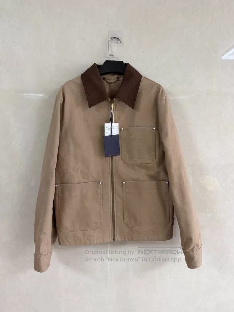 Louis Vuitton Louis Vuitton Embroidered monogrammed corduroy collar deni Size US S / EU 44-46 / 1 - 1 Thumbnail