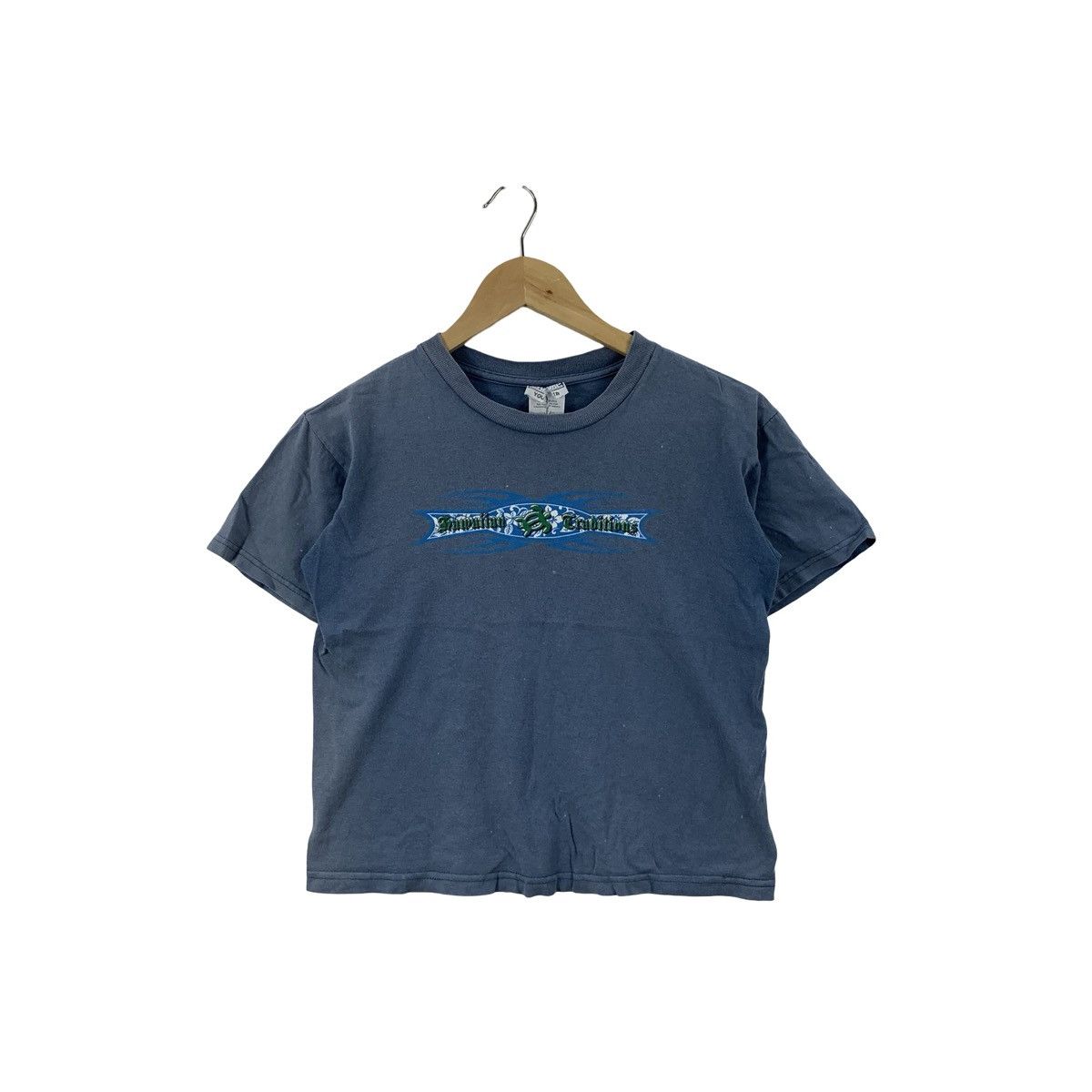 Vintage Vintage Y2K Dragon Graphic T-Shirt Faded Tribal Streetwea Size US M / EU 48-50 / 2 - 1 Thumbnail