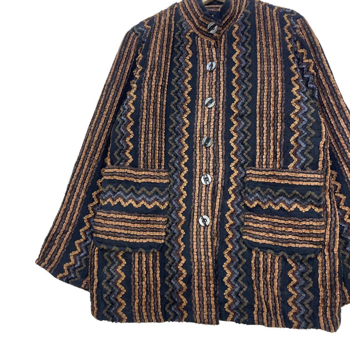 Autumn Cashmere × Blue Blue Japan × Designer Japanese Brand Dual Pocket Inspired Issey Miyake Style Size M / US 6-8 / IT 42-44 - 5 Thumbnail