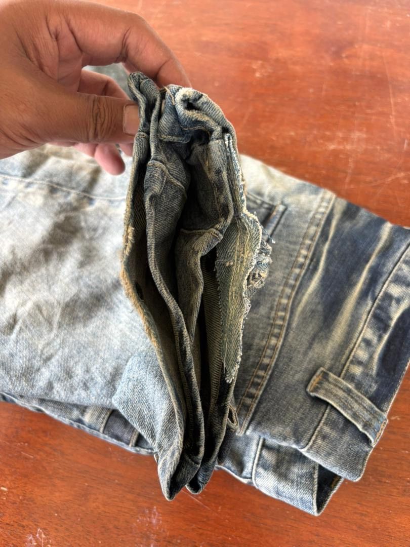 PPFM VTG PPFM Denim Pant Curve Design Rare Design Size US 34 / EU 50 - 14 Thumbnail