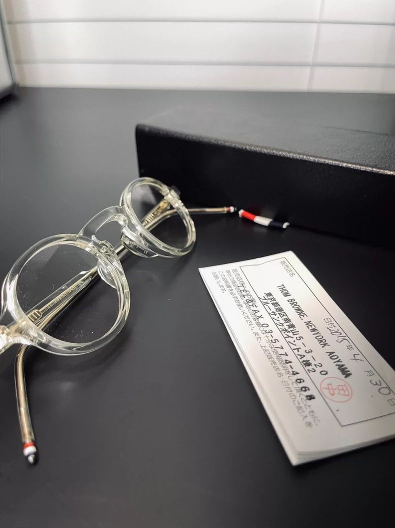Thom Browne Thom Browne Size OS-904 Planar glasses Optical glasses 2501 Size ONE SIZE - 9 Thumbnail