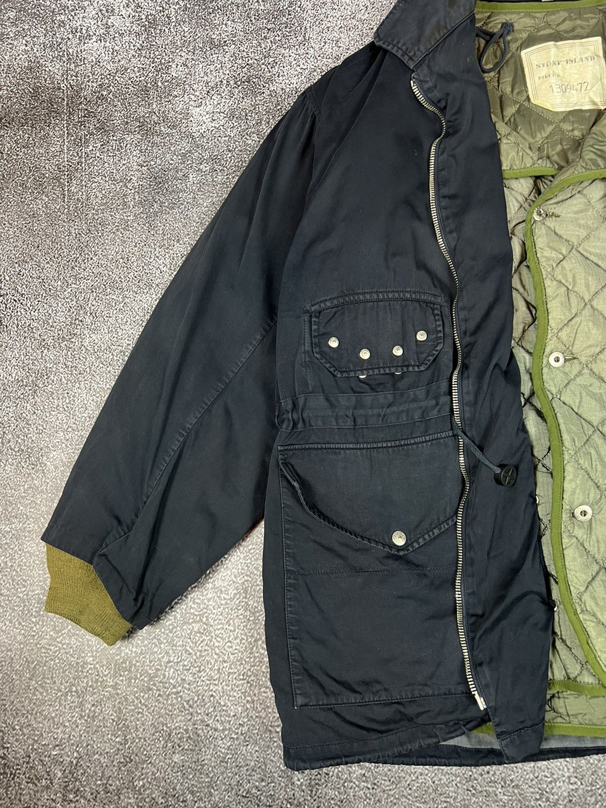 Stone Island × Vintage 80s Stone Island Royal Navy military layer field jacket ship Size US XL / EU 56 / 4 - 14 Thumbnail