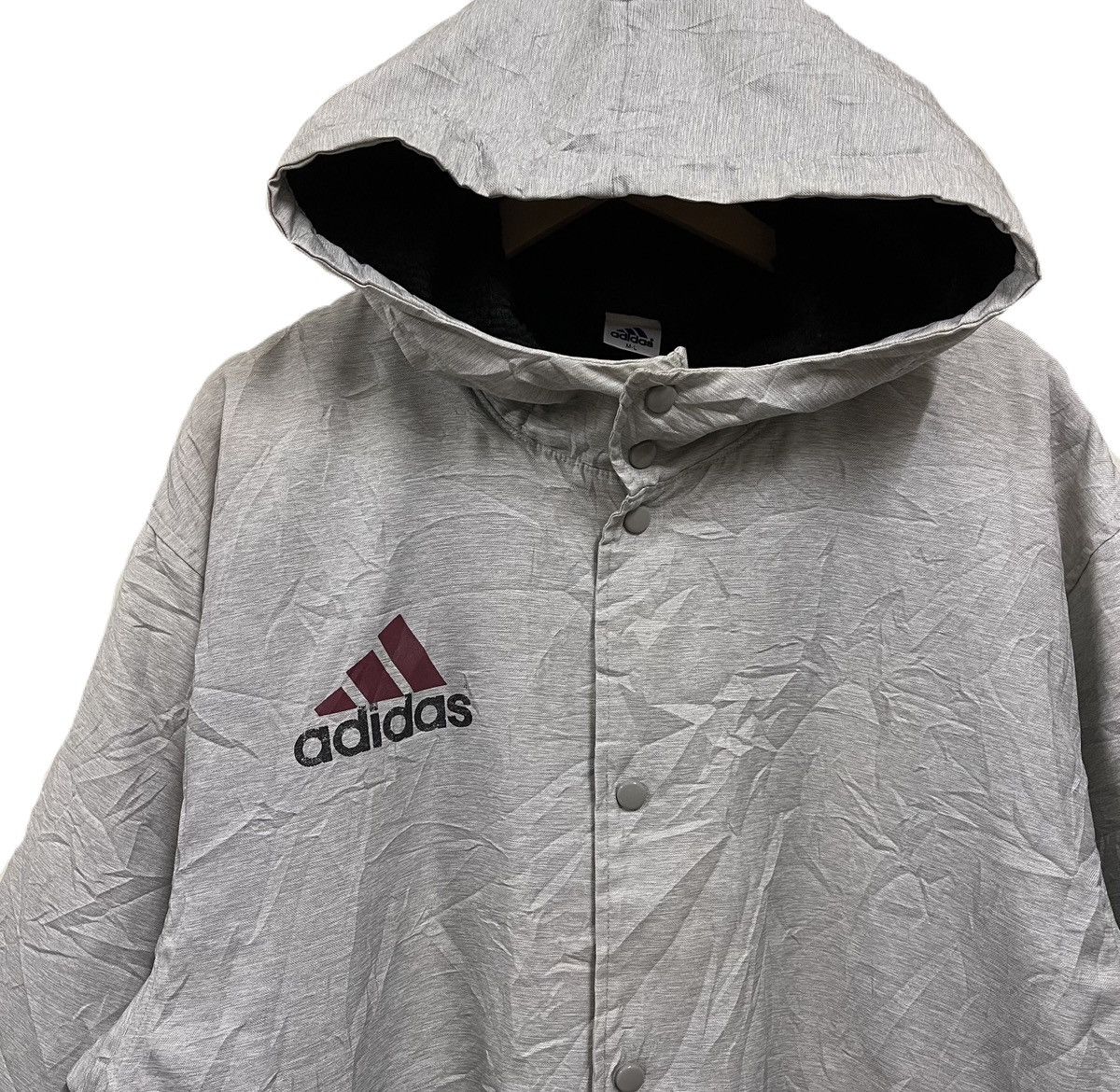 Adidas Vintage 90s Adidas Parka Jacket Size US XL / EU 56 / 4 - 4 Thumbnail