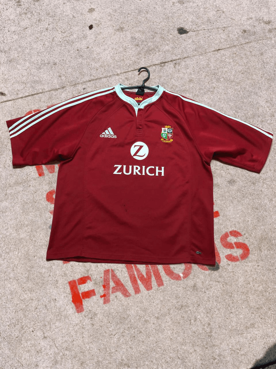 Adidas British and Irish Lions zurich adidas rugby shirt Size US XXL / EU 58 / 5 - 1 Thumbnail