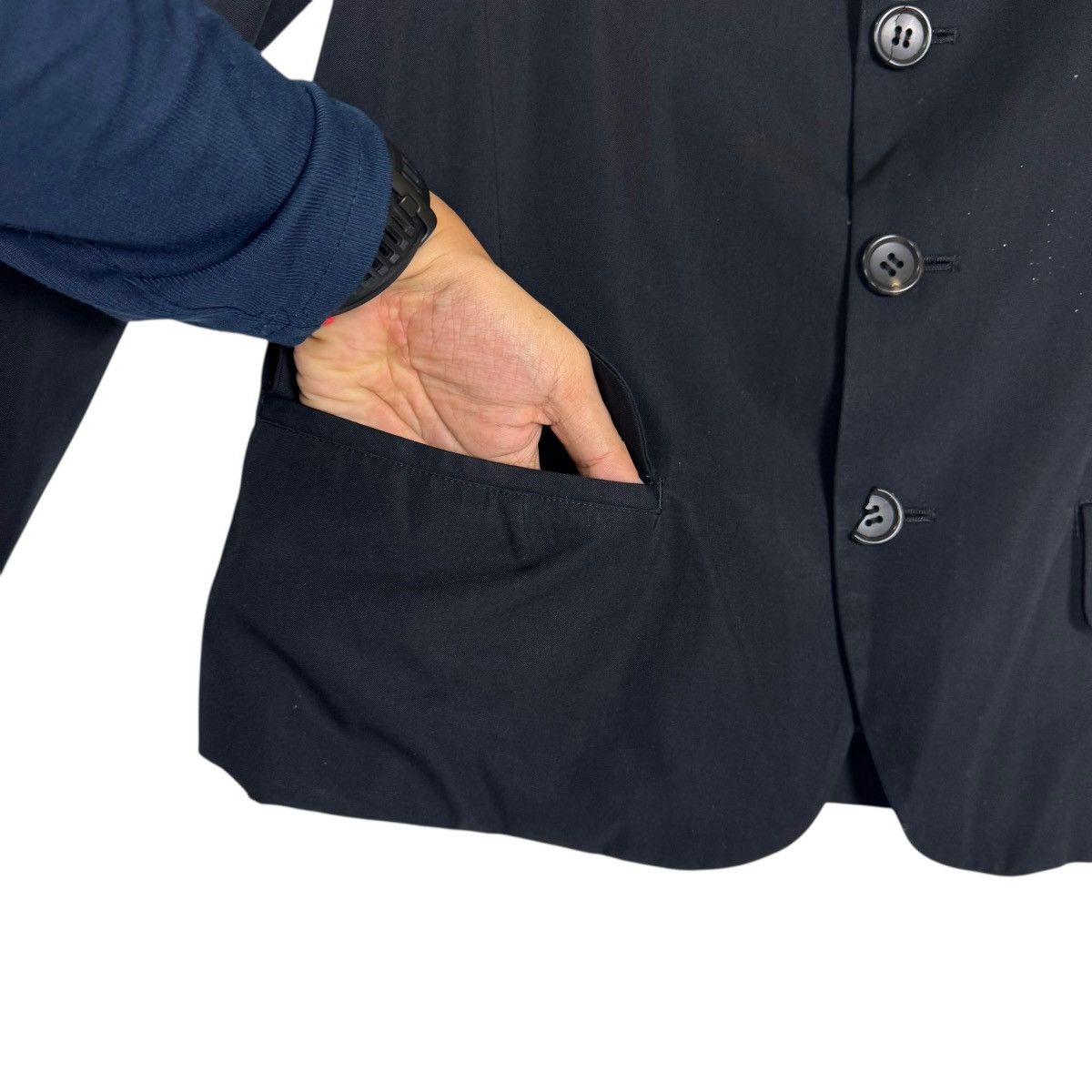 Yohji Yamamoto Yohji Yamamoto Noir Blazer Size 36R - 9 Thumbnail
