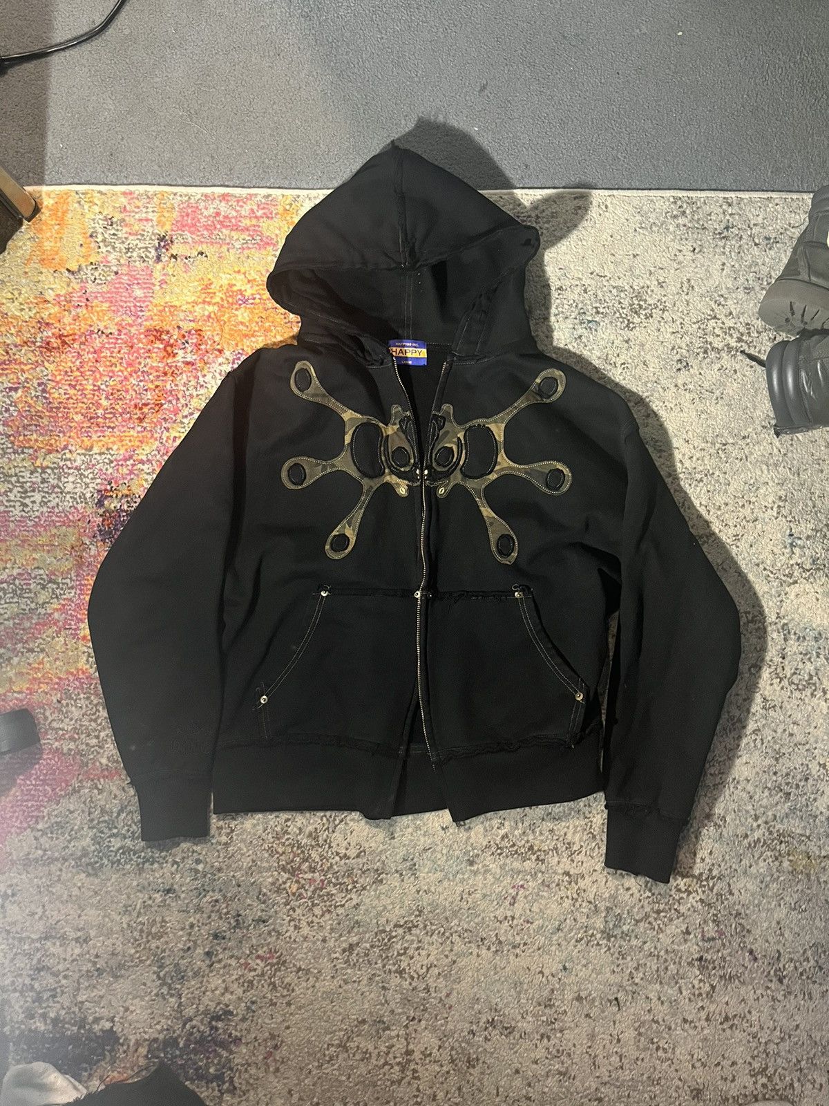 Happy99 Angel99 Zip-Up Hoodie サイズXL Happy99 Angel99 Zip-Up Hoodie サイズXL