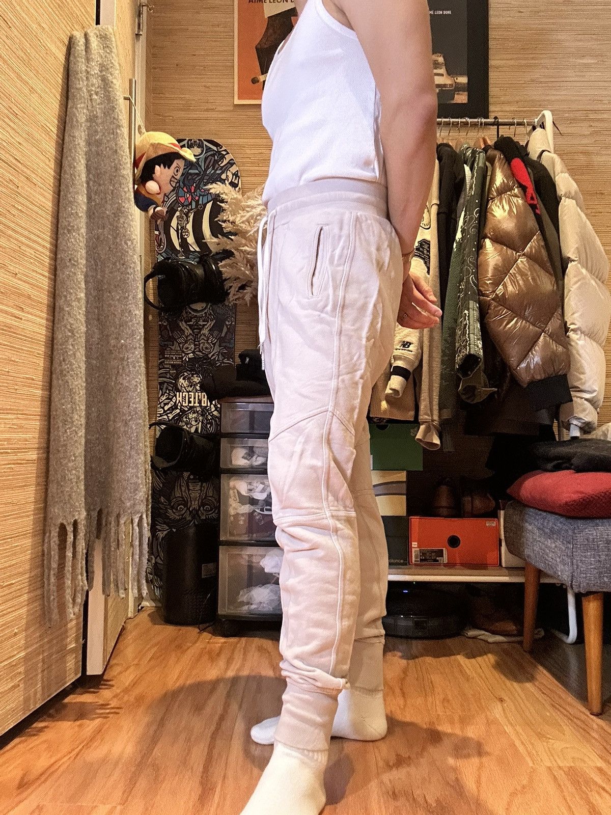 John Elliott John Elliott Cream Sweatpants Size US 30 / EU 46 - 8 Thumbnail