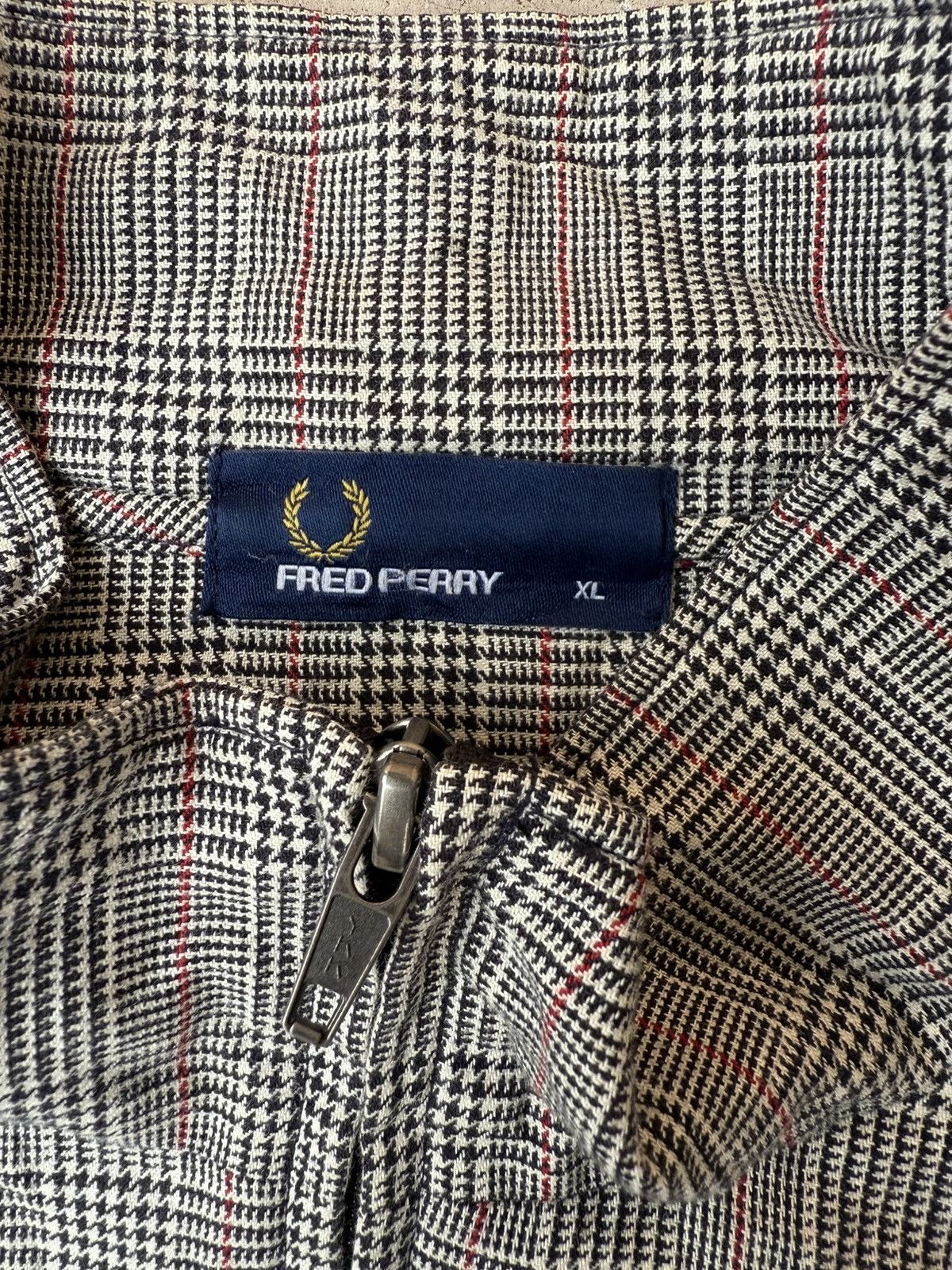 Fred Perry Fred Perry Houndstooth Logo Light Jacket Size US XL / EU 56 / 4 - 9 Thumbnail