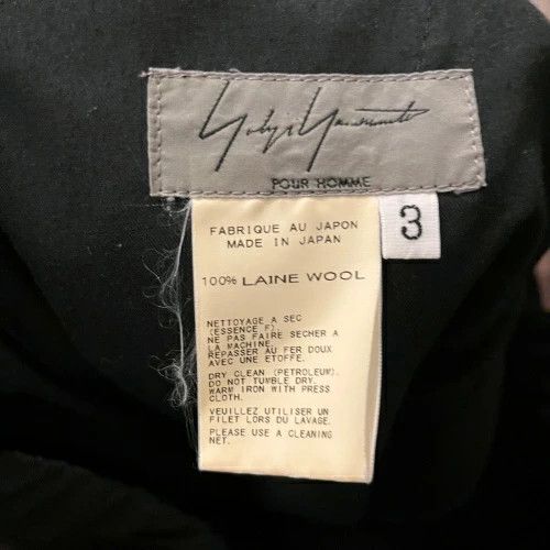 Yohji Yamamoto Yohji Yamamoto POUR HOMME wool gabardine hakama pants Size US 33 - 7 Thumbnail