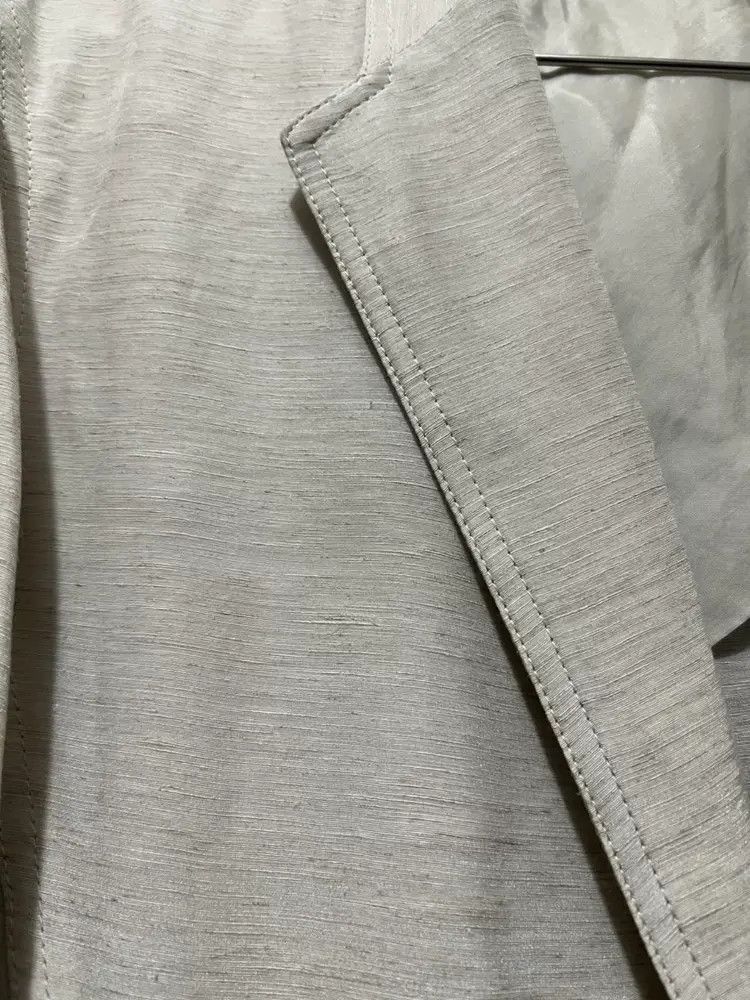 Rick Owens Sz 50 Rick Owens 14SS Mainline Linen & Silk Jacket Size US M / EU 48-50 / 2 - 4 Thumbnail