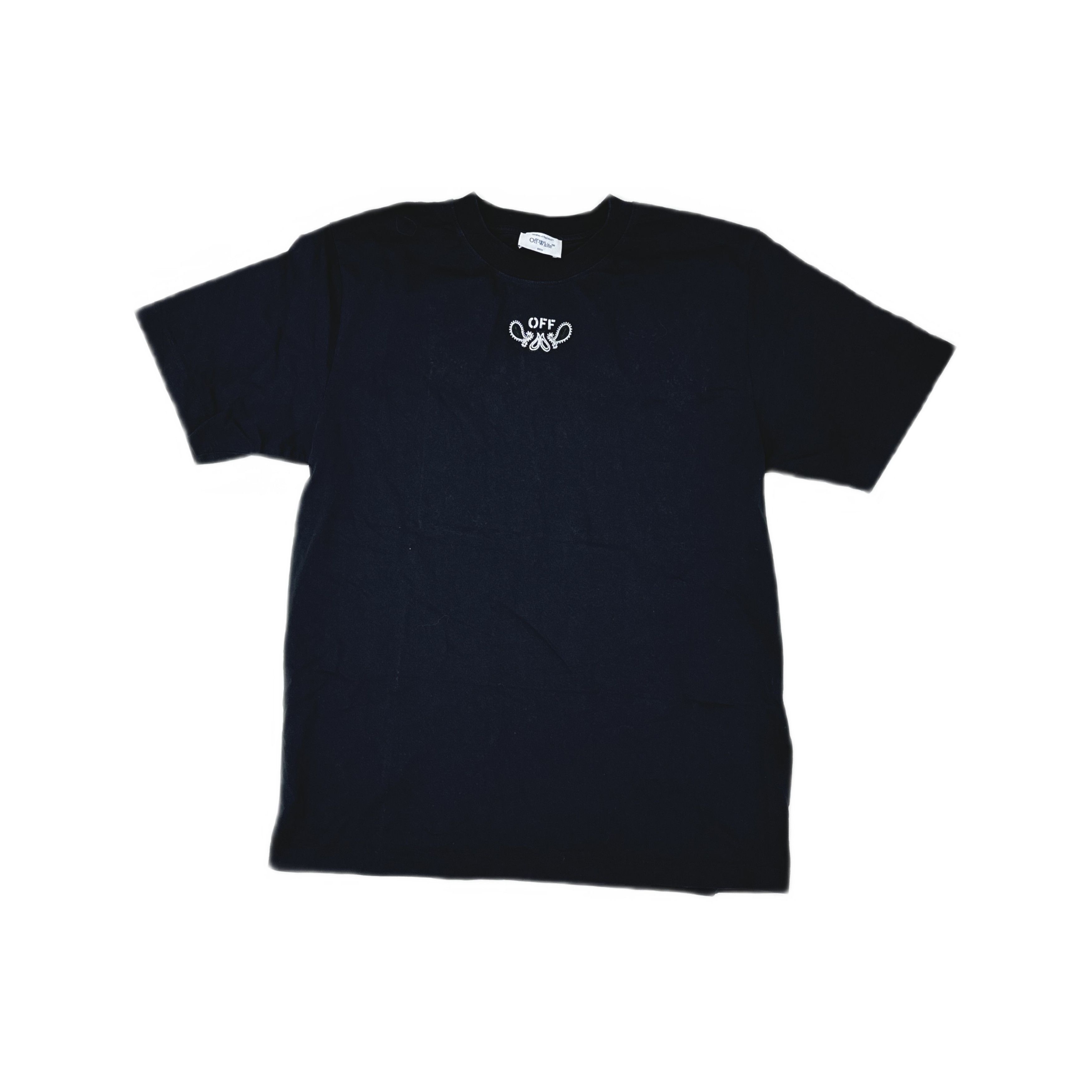 Off-White Off-White SS16 Caravaggio Tee t-shirt BLACK YELLOW CUT 