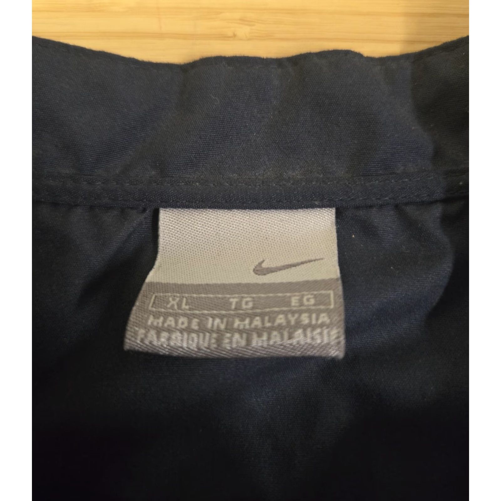 Nike Nike Jacket Windbreaker Mens XL Navy Blue Pullover Elastic Hem Pockets Activewear Slim Fit Sportswear Size US XL / EU 56 / 4 - 5 Thumbnail