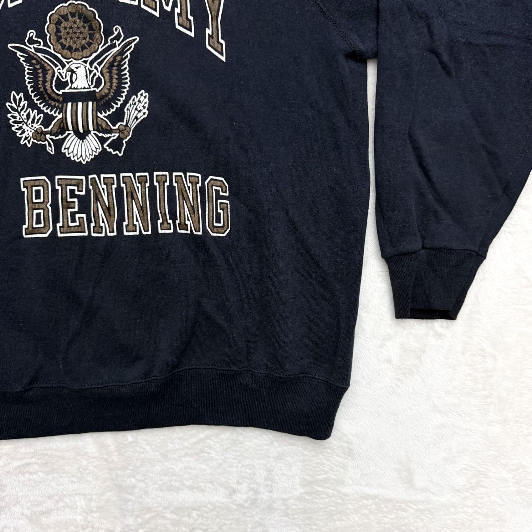 Vintage VINTAGE Artex US Army Ft Benning Sweatshirt Mens Large Blue Crewneck Fleece Size US L / EU 52-54 / 3 - 5 Thumbnail