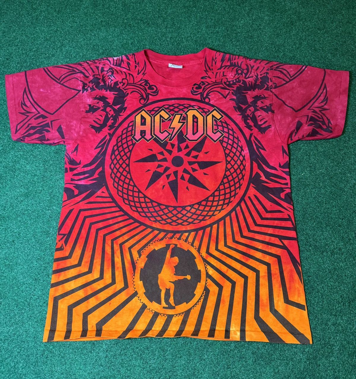 Band Tees INSANE Y2K GRAIL ACDC Tour AOP Single stitch Band T Shirt Size US L / EU 52-54 / 3 - 1 Thumbnail