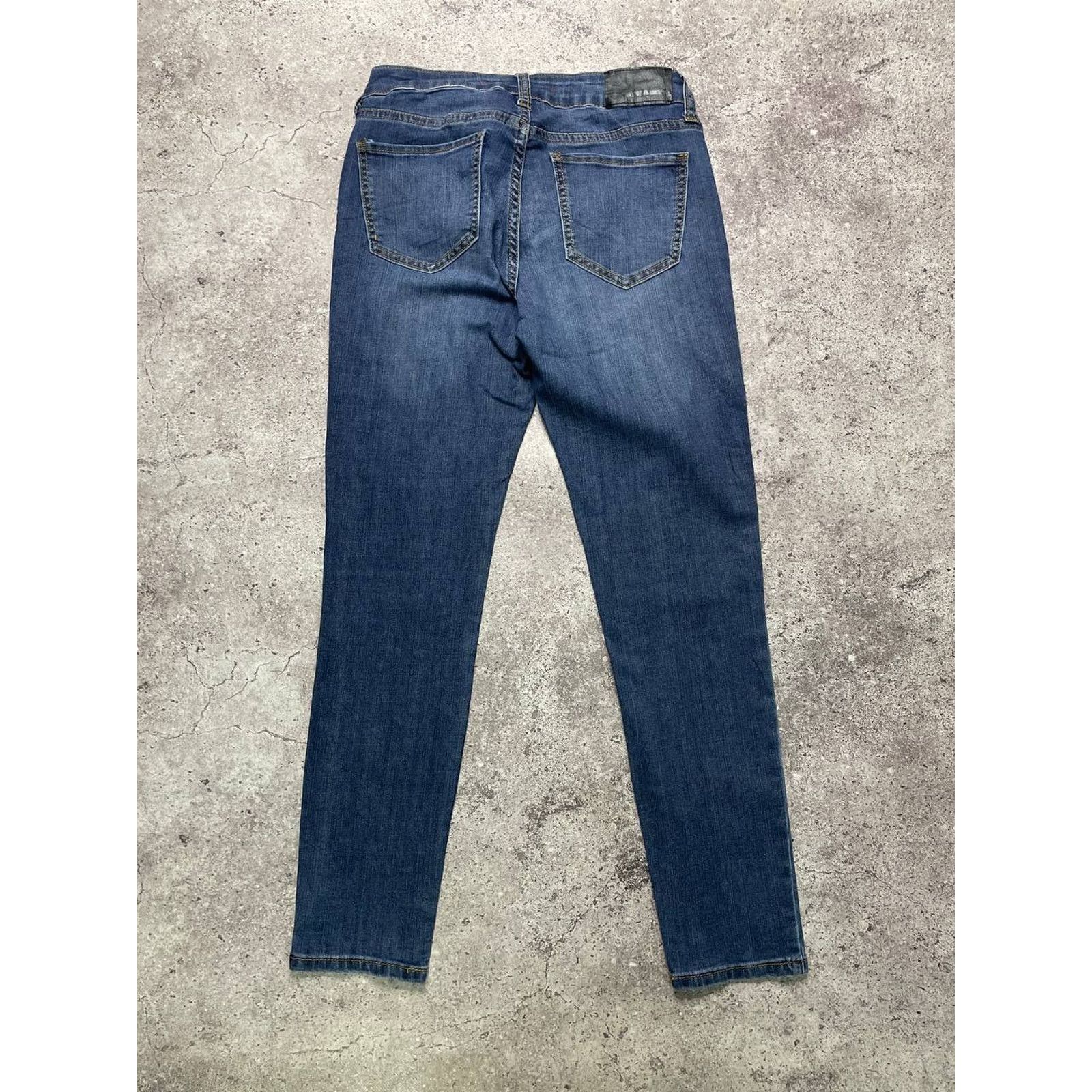 Vintage Vintage T. Peak Skinny Fit Blue Stretch Jeans Size M Size 29" - 5 Thumbnail