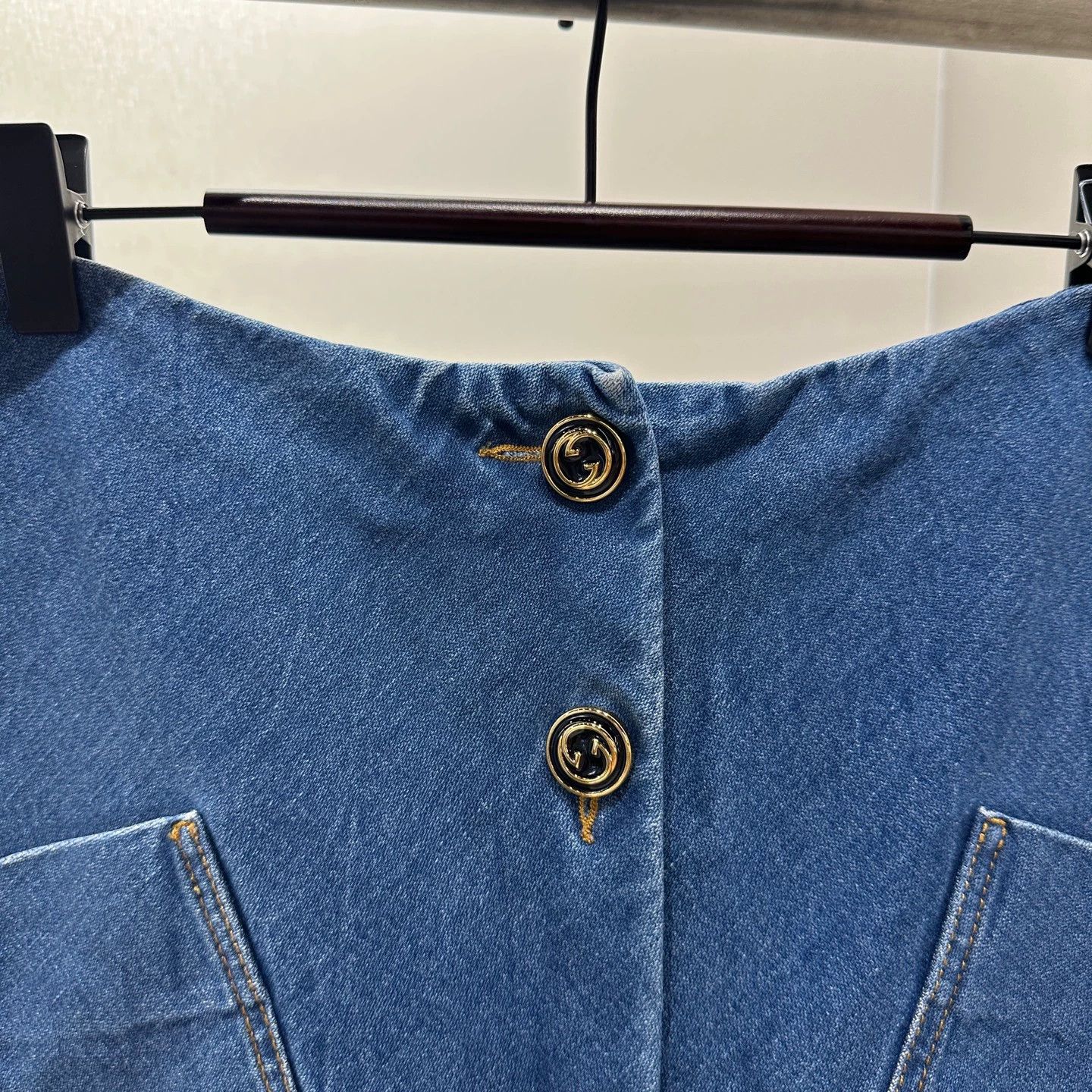Gucci Gucci GG Button Cotton Skirt 38 Size 26" / US 2 / IT 38 - 6 Thumbnail