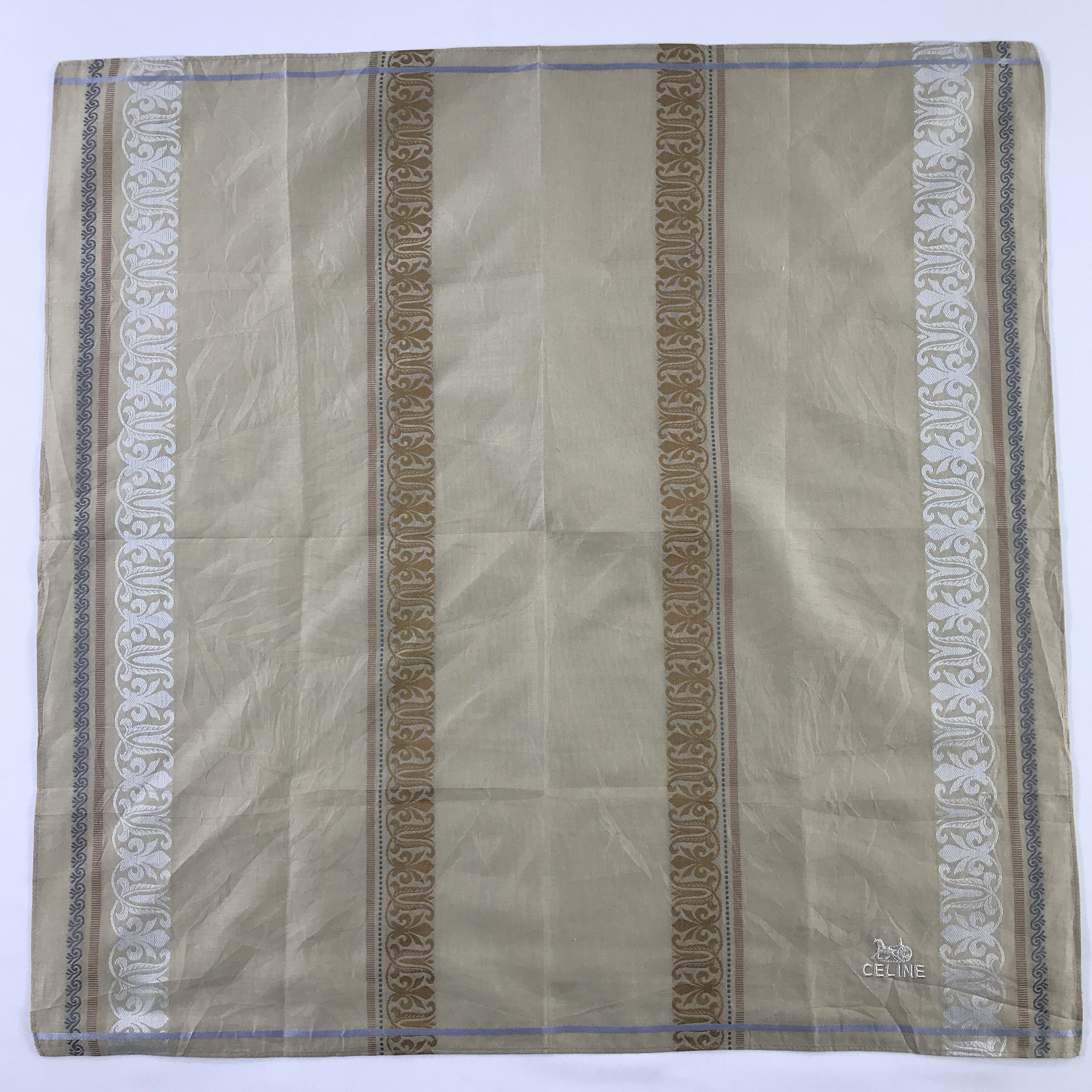 Celine × Vintage Celine Bandana / Handkerchief / Neckerchief - S990 Size ONE SIZE - 1 Thumbnail