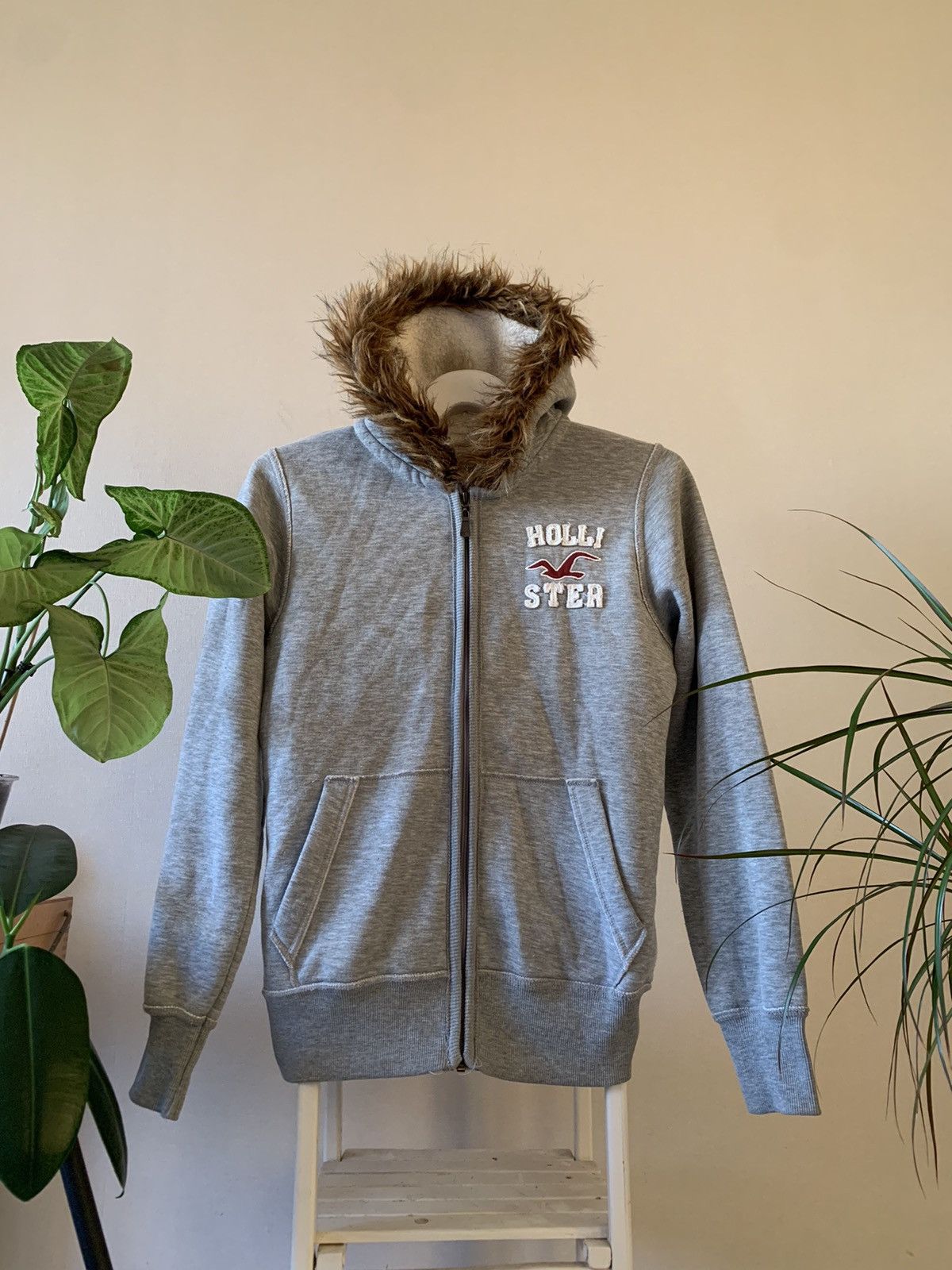 Vintage goa fur zip up hoodie | Grailed