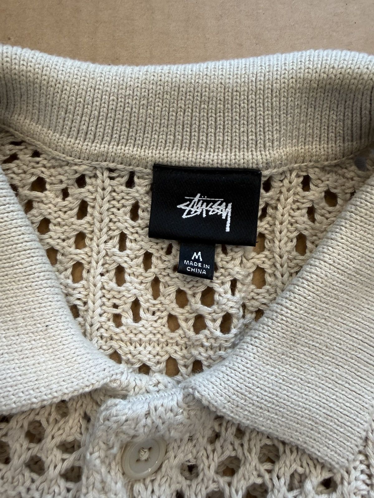 Stussy Stussy crochet button up- medium Size US M / EU 48-50 / 2 - 3 Thumbnail