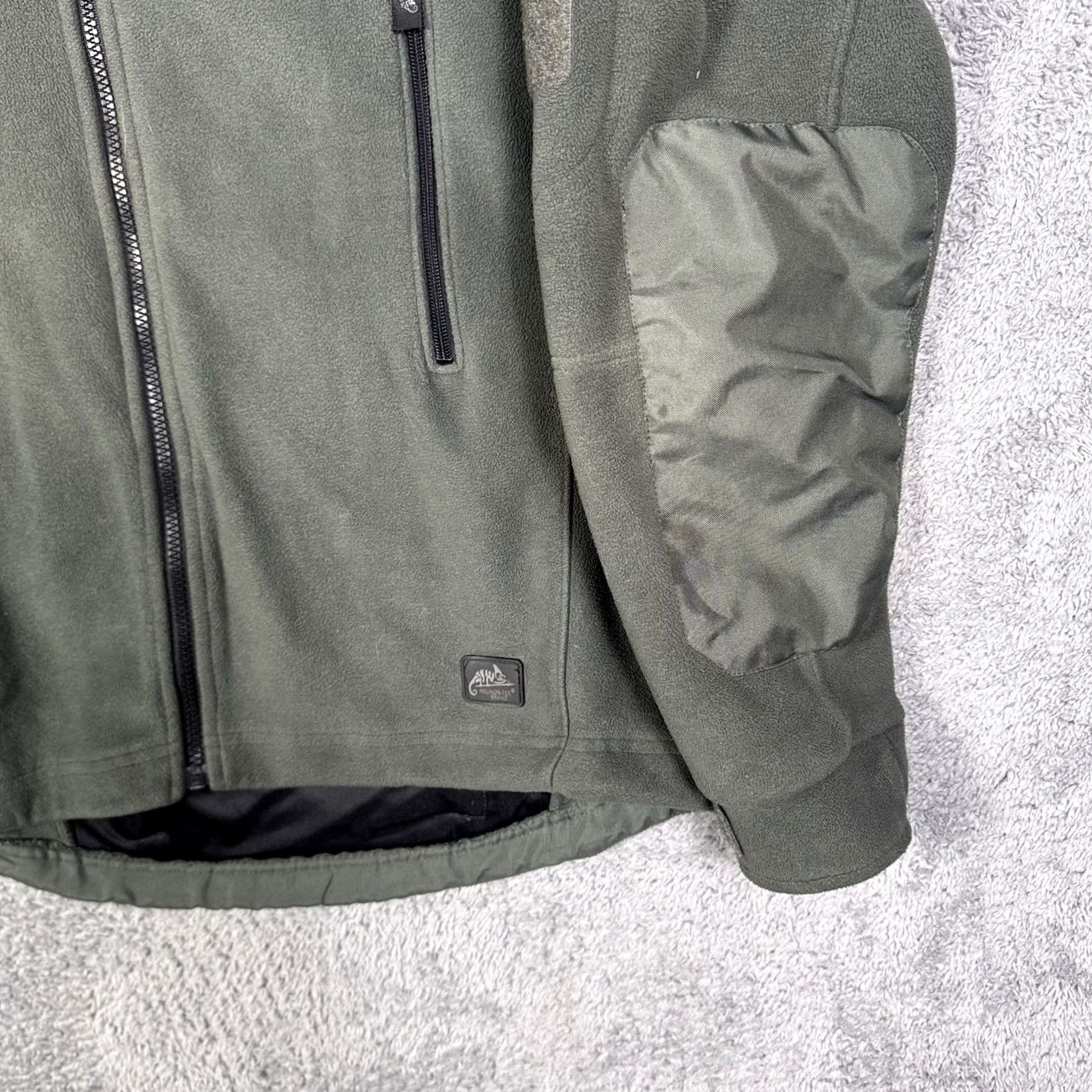 Vintage Helikon-Tex Liberty Heavy Fleece Jacket S Combat Military Green Tech Tactical Size US S / EU 44-46 / 1 - 7 Thumbnail