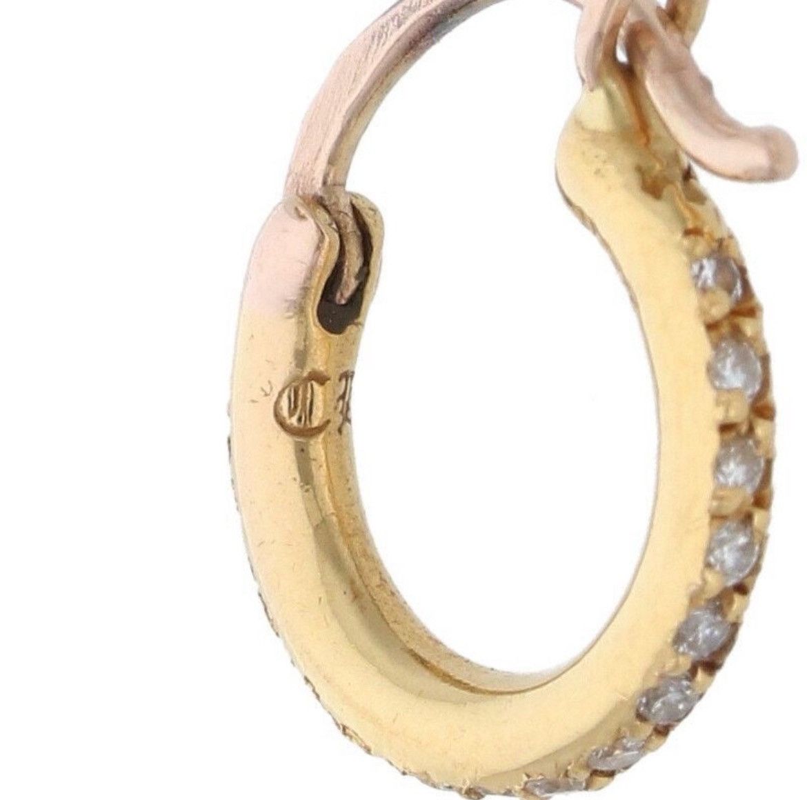 Chrome Hearts Chrome Hearts 22K Gold Diamond Earring Size ONE SIZE - 3 Thumbnail