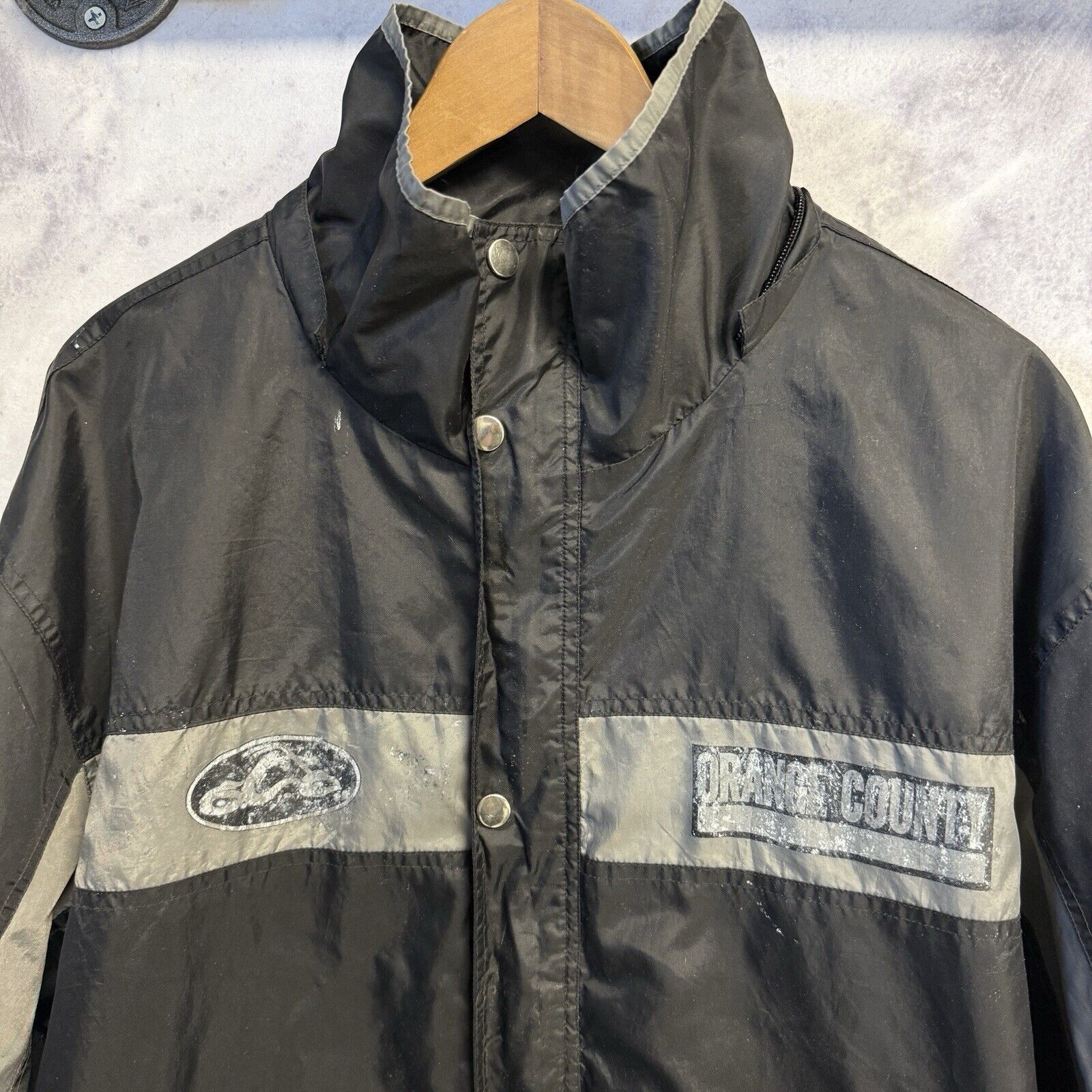 Other Orange County Choppers Jacket Mens XL Full Zip Windbreake Size US XL / EU 56 / 4 - 3 Thumbnail