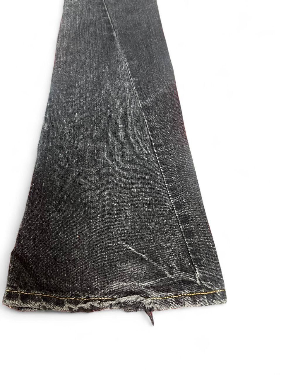 If Six Was Nine Flare jeans Lee multipocket cargo distressed denim twist leg Size US 30 / EU 46 - 18 Thumbnail