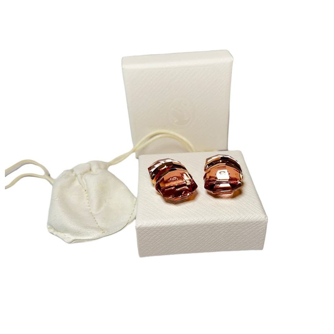Swarovski Swarovski Lucent stud earrings Pink, Rose gold-tone plated Size ONE SIZE - 2 Thumbnail