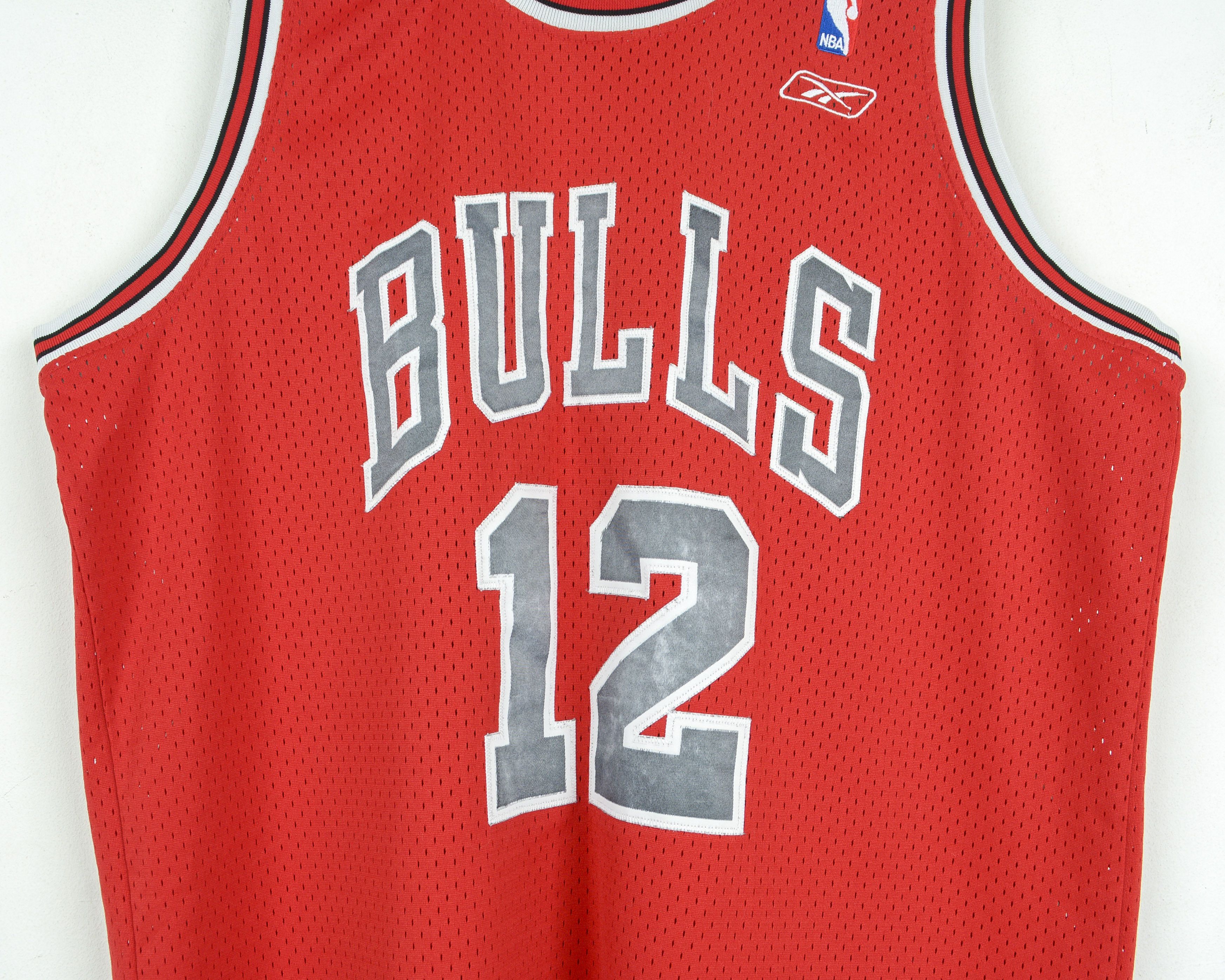 NBA Chicago Bulls Mens L +2 Away Jersey Shirt Kit #12 Hinrich Size US L / EU 52-54 / 3 - 4 Thumbnail