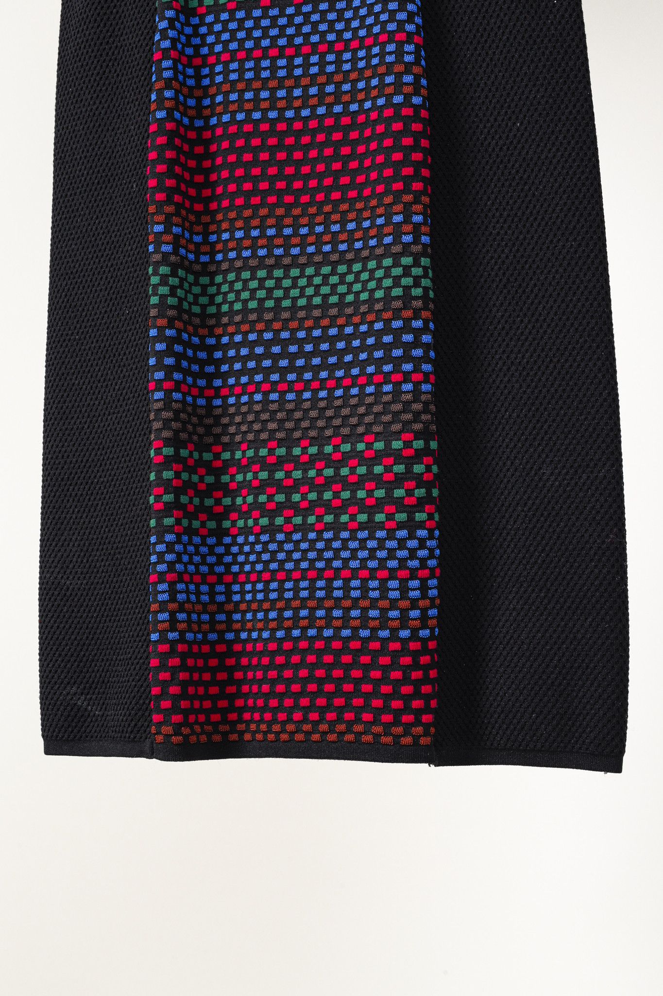 Missoni M Missoni Black Multicoloured Cube Knit Bodycon Dress Size M / US 6-8 / IT 42-44 - 7 Thumbnail