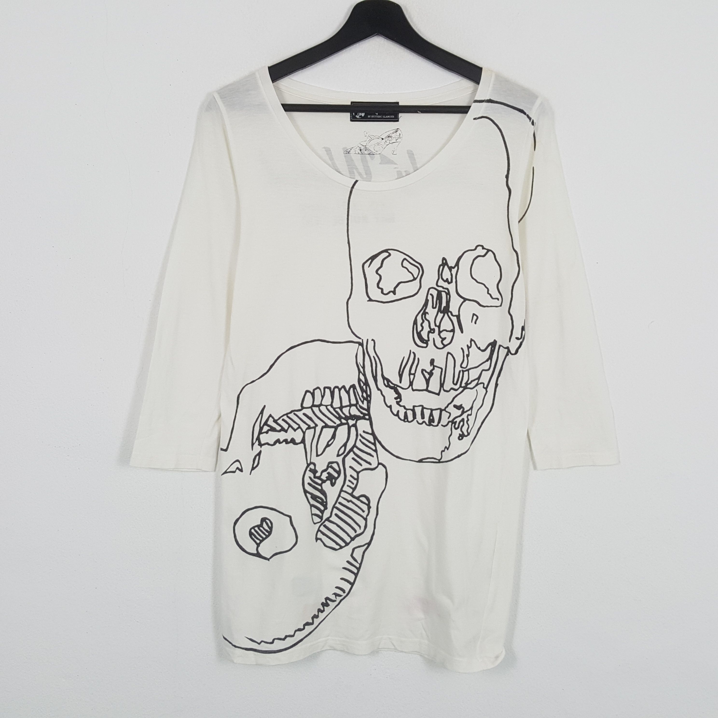 Andy Warhol ANDY WARHOL by HYSTERIC GLAMOUR Skulls Punk Style Tshirt Size S / US 4 / IT 40 - 1 Thumbnail