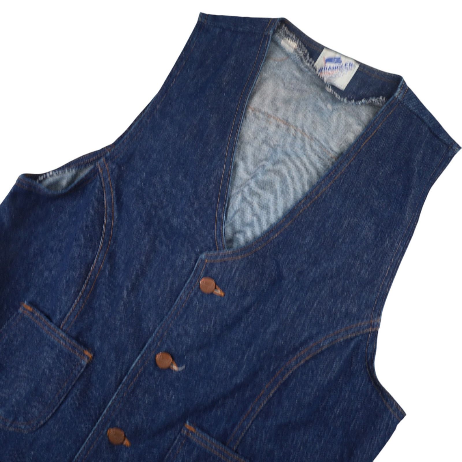 Vintage × Wrangler Vintage Wrangler Honda Motorcycle Patches Denim Vest Size US M / EU 48-50 / 2 - 3 Thumbnail