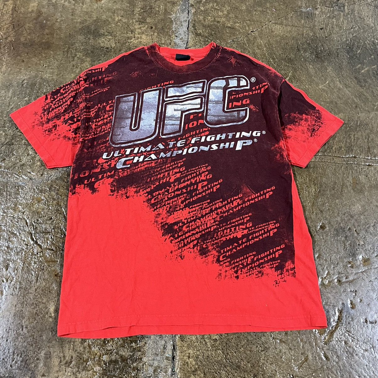 Tapout × UFC × Vintage Crazy Vintage Y2K UFC Grunge Skater Goth Opium Tee Shirt Size US XXL / EU 58 / 5 - 2 Thumbnail