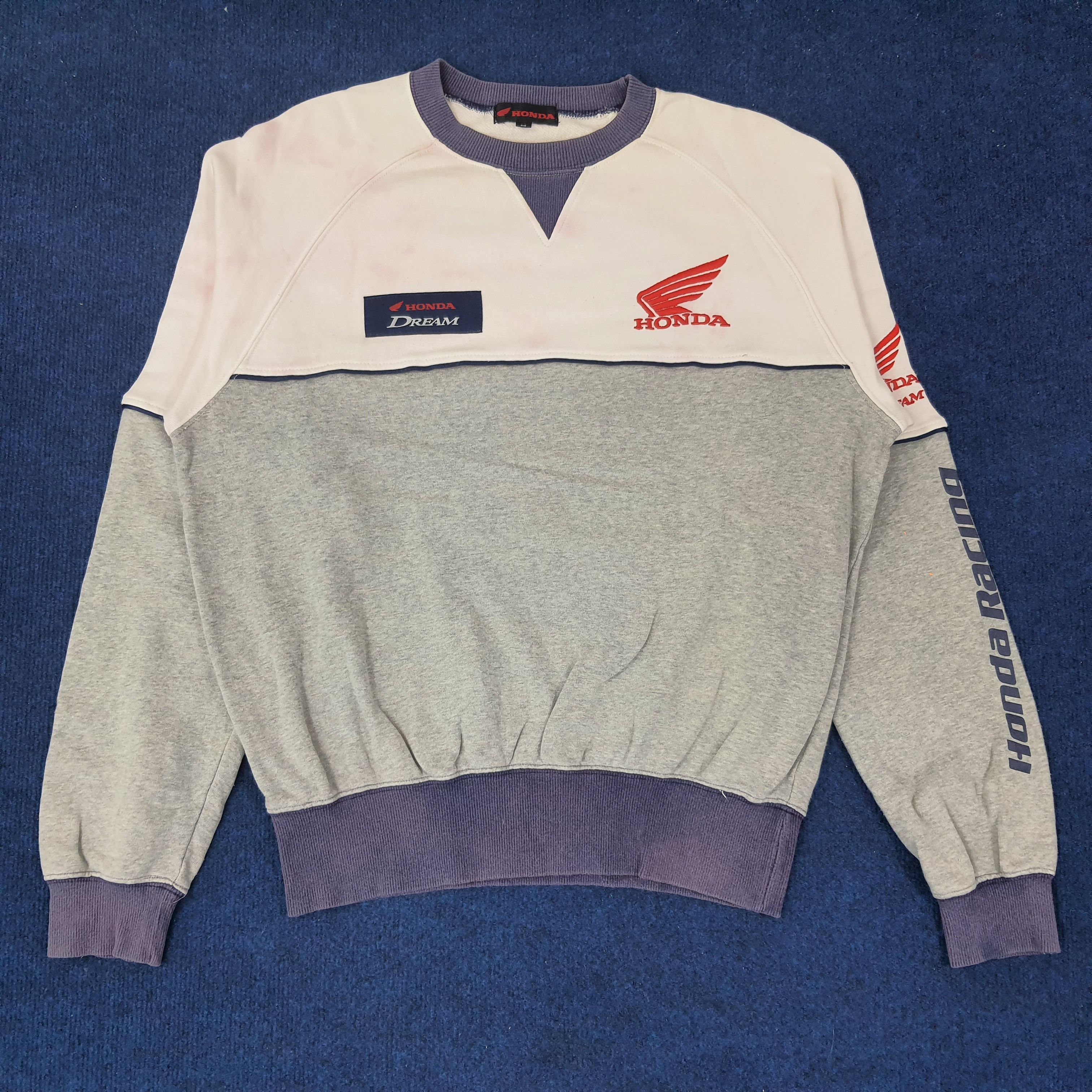 Japanese Brand × Vintage Vintage Honda Japan Racing Motorsports Sweatshirt C220N16 Size US M / EU 48-50 / 2 - 3 Thumbnail
