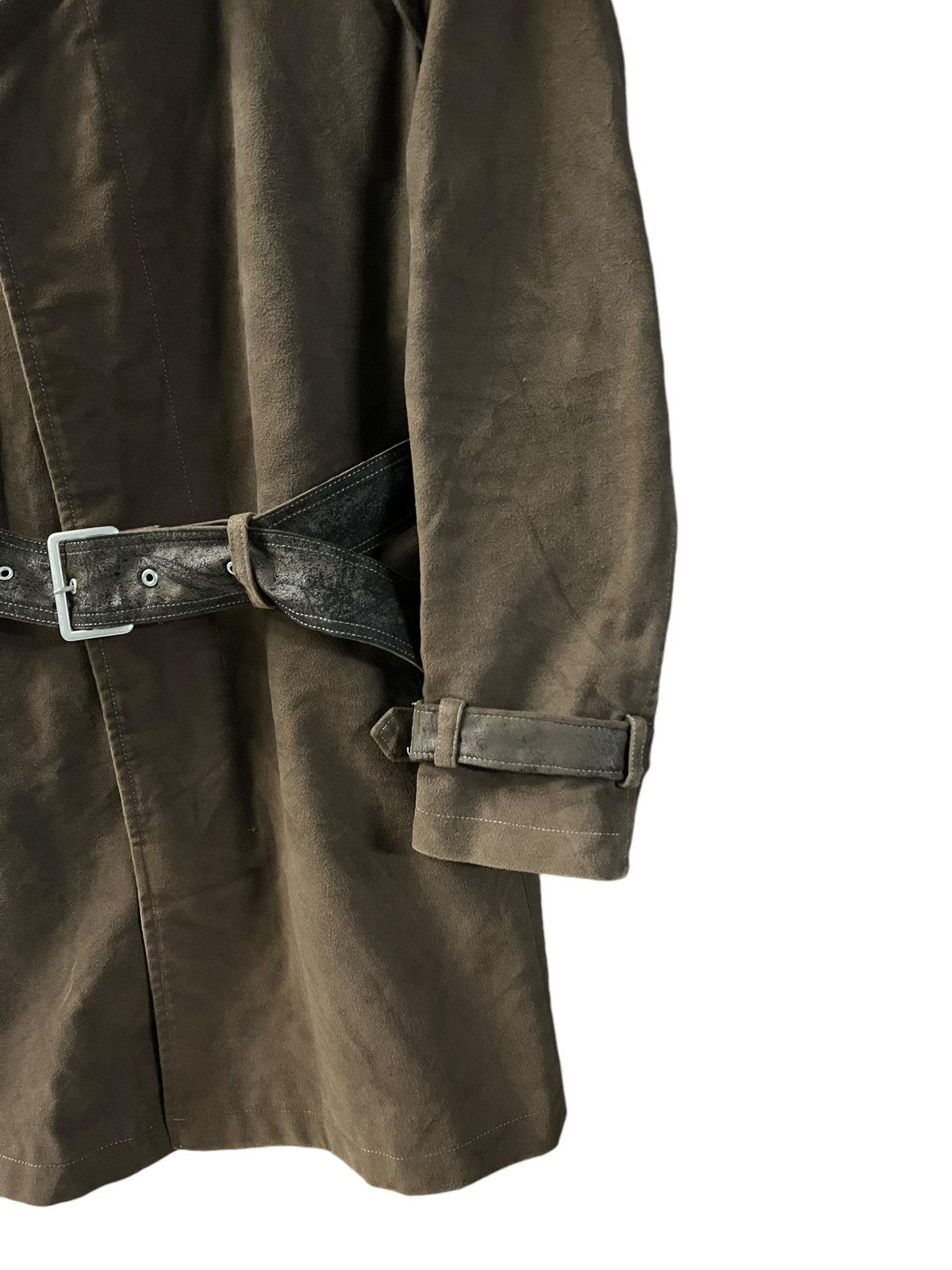 If Six Was Nine × Tornado Mart TORNADO MART MOLESKIN BELTED TRENCH COAT Size US S / EU 44-46 / 1 - 4 Thumbnail