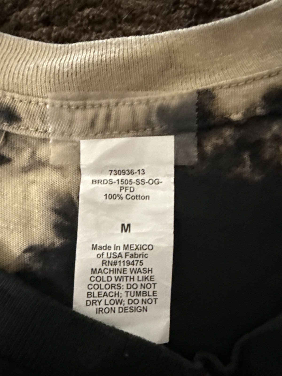 Vintage Vintage, New Old Stock, s/s tie-dye tee w/ rivets & tears! Size M / US 6-8 / IT 42-44 - 7 Thumbnail