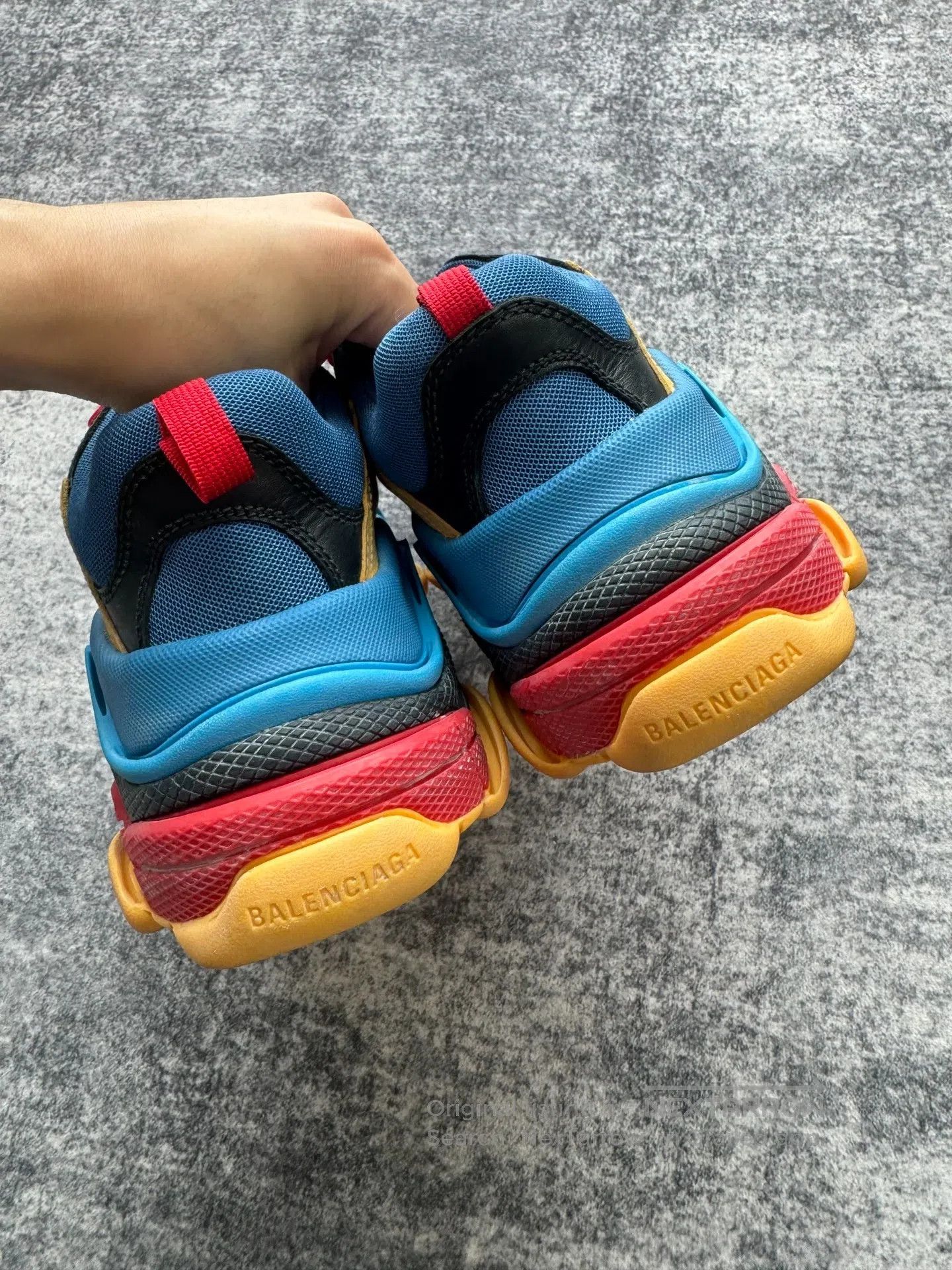 Balenciaga Balenciaga Blue Balenciaga Triple S Dad Shoes| Size US 8.5 / IT 38.5 - 6 Thumbnail