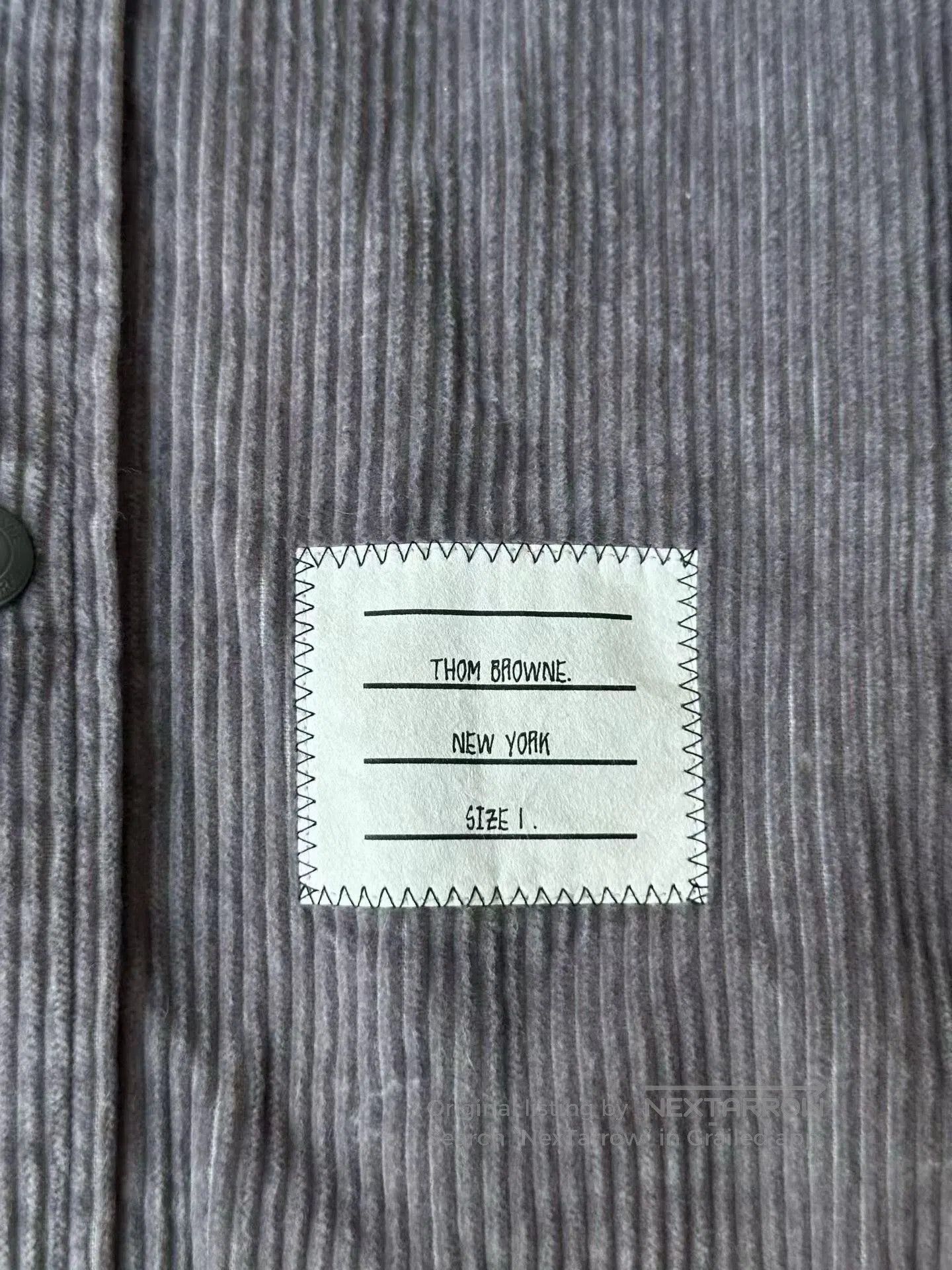 Thom Browne Thom Browne Corduroy Shirt Jacket. Size US S / EU 44-46 / 1 - 4 Thumbnail