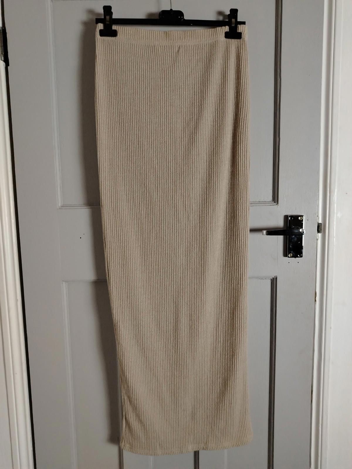 Other Toby Heart Ginger Ribbed Maxi Skirt Beige Cream Size M Size 32" / US 10 / IT 46 - 3 Thumbnail