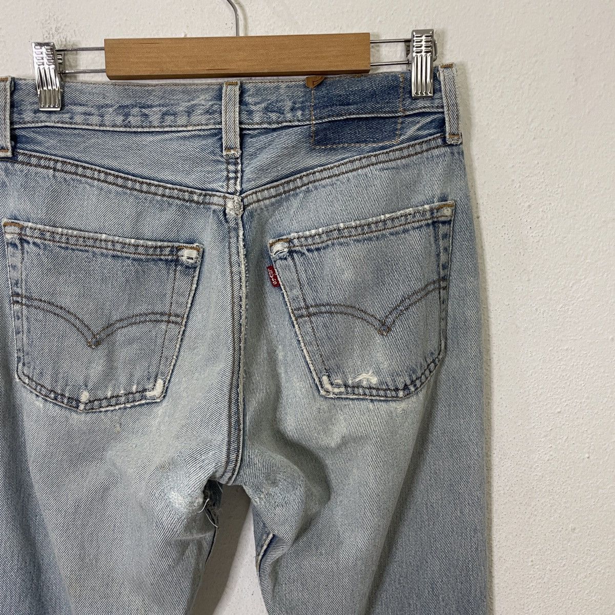 Levi's Vintage 90s Levis Distressed Denim Jeans Size 28" / US 6 / IT 42 - 9 Thumbnail