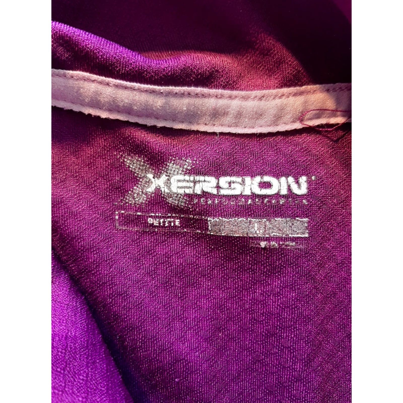 Vintage **Womens Xersion Petite Small Long Sleeve Activewear Top PS Purple** User: **Xersion Womens Petite Small Long Sleeve Activewear Top PS Purple** Size S / US 4 / IT 40 - 6 Thumbnail