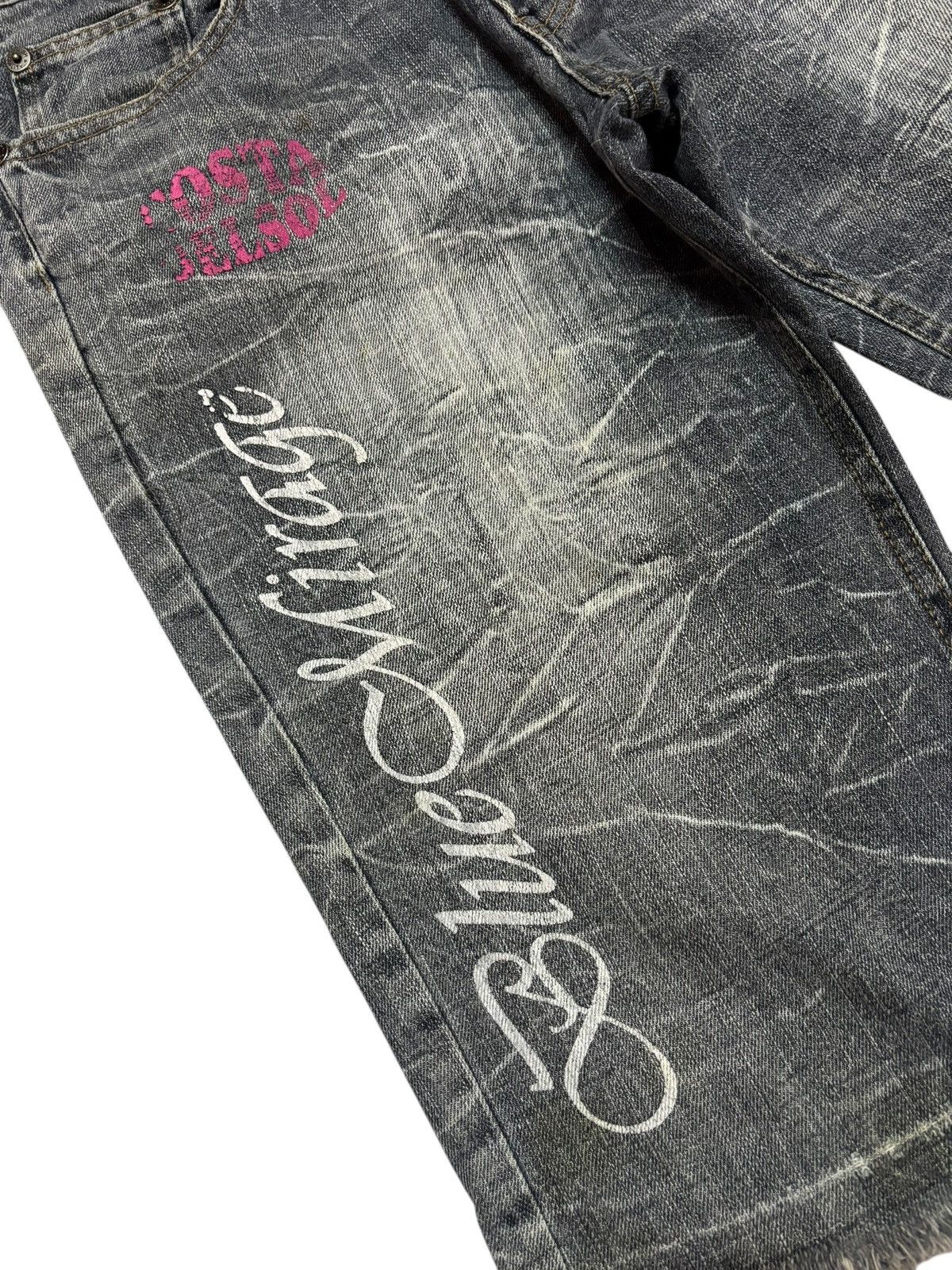 Japanese Brand Vtg Nylaus Japan Strike Faded Short Jeans Size US 30 / EU 46 - 4 Thumbnail