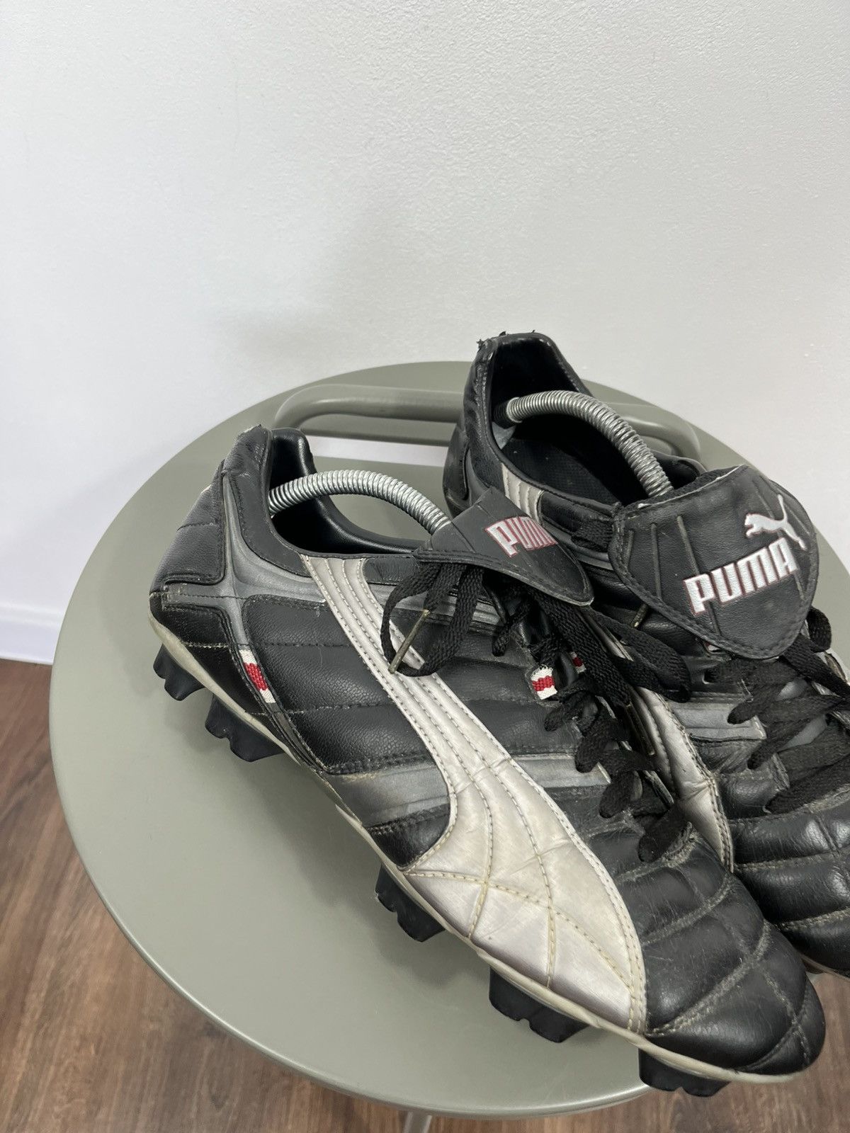 Puma Vintage Puma Soccer Cleats Leather Football Boots 45 US 11.5 Size US 11.5 / EU 44-45 - 2 Thumbnail