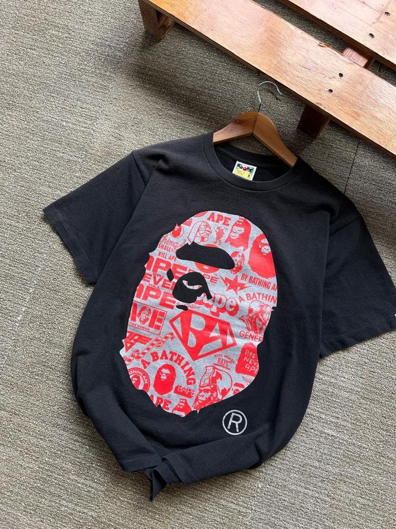 Bape BAPE BIG HEAD MIRROR PRINT Size US M / EU 48-50 / 2 - 3 Thumbnail