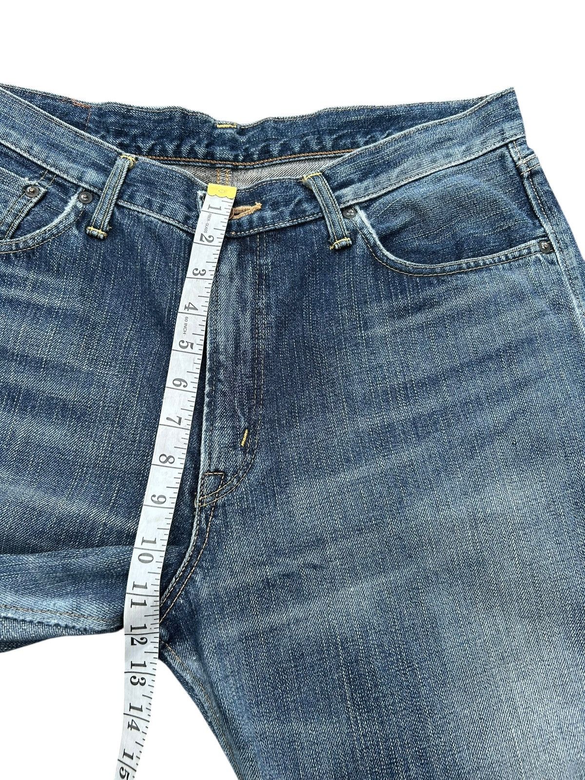Kapital Vintage Edwin 505zx Selvedge Distressed Denim Jeans Size US 36 / EU 52 - 13 Thumbnail